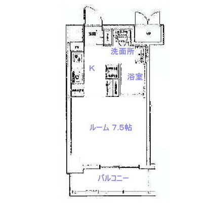 東京都荒川区東日暮里３丁目 賃貸マンション 1K