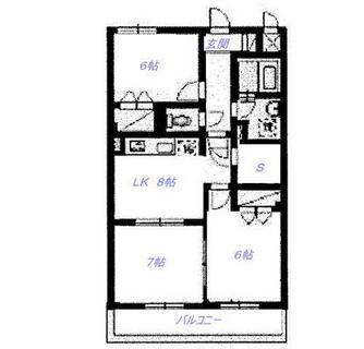 東京都足立区西新井本町２丁目 賃貸マンション 3SSLK