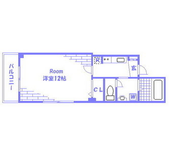 東京都台東区根岸２丁目 賃貸マンション 1K