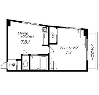 東京都北区田端１丁目 賃貸マンション 1DK