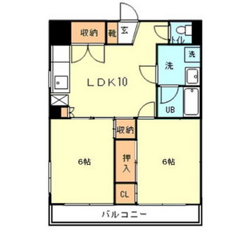 東京都北区田端新町３丁目 賃貸マンション 2LDK