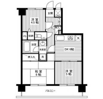 東京都荒川区東尾久２丁目 賃貸マンション 3DK