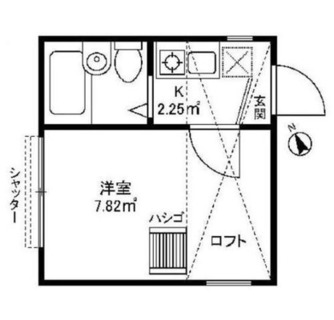 東京都荒川区東尾久１丁目 賃貸アパート 1K