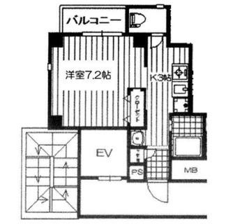 東京都荒川区西日暮里５丁目 賃貸マンション 1K