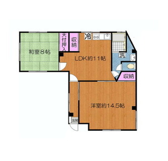 東京都荒川区東尾久１丁目 賃貸マンション 2LDK