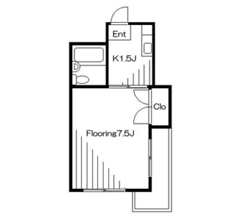 東京都荒川区西尾久１丁目 賃貸マンション 1K