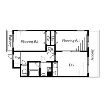 東京都北区田端新町２丁目 賃貸マンション 2DK