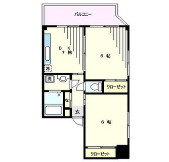 東京都北区田端１丁目 賃貸マンション 2DK