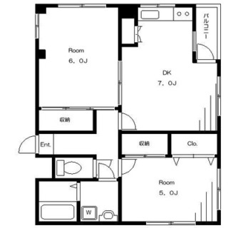 東京都北区田端新町１丁目 賃貸マンション 2DK