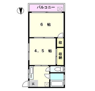 東京都北区東田端２丁目 賃貸マンション 2K