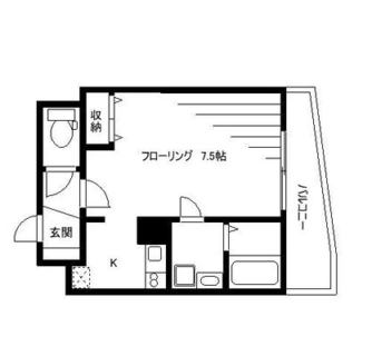 東京都荒川区西尾久１丁目 賃貸マンション 1K