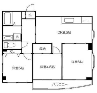 東京都北区田端新町３丁目 賃貸マンション 3DK