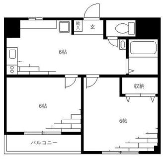 東京都荒川区東日暮里６丁目 賃貸マンション 2DK